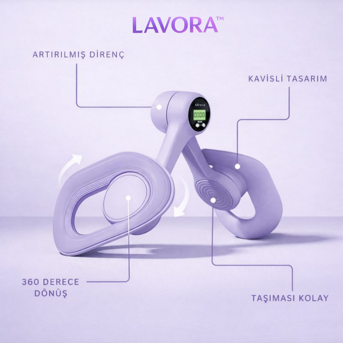 Pelvora™ 360 Dijital Pelvik & Core Trainer