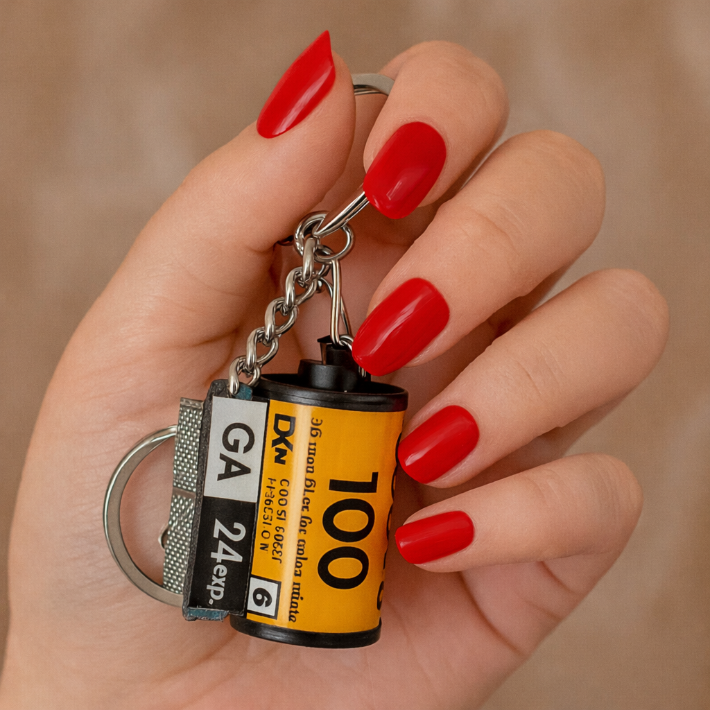 VelunaRose – Film Şeridi Fotoğraflı Anahtarlık